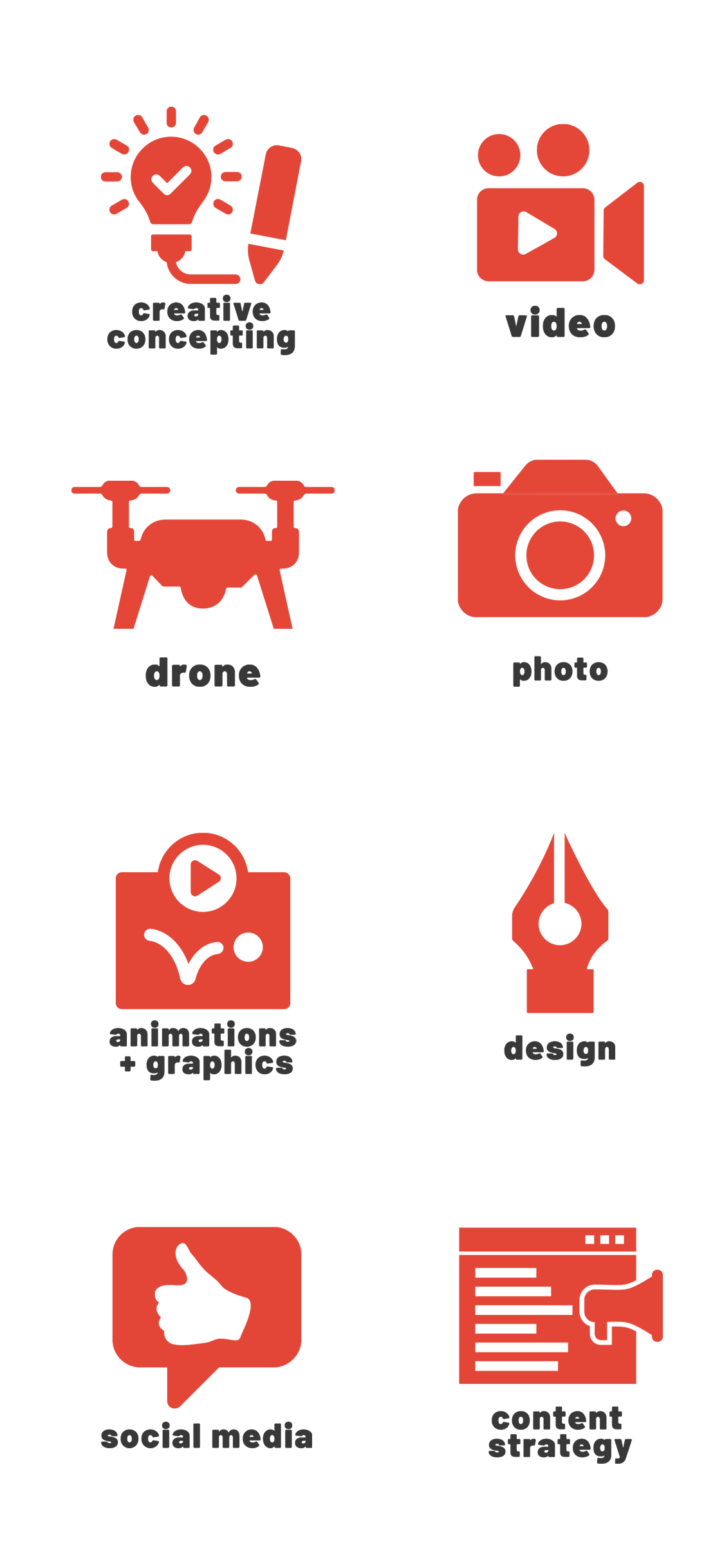 Creative Services and Drone Services - Mobile